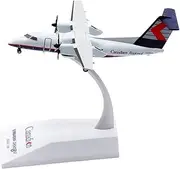 Pre-Built Model Aircraft 11CM Scale Civilian Aircraft Model 1/200 for Air Canada Bombardier Q100 C-GAAM Highly Detailed Airliner Airplane Miniature Airplane Model