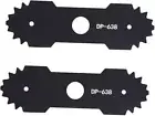 2 PCS Heavy Duty Lawn Mower Edger Blades for Ryobi RY13050 RY15518 - Durable Ste