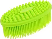 Beatifufu Baby Bath Scalp Scrubber Soft Silicone Bristles for Sensitive Skin Multiuse Brush for Cradle Cap Removal and Baby Care