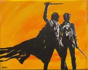 Seasoned Art Dune Paul Atriedes Timothy Chalamet Zendaya hand painted canvas art