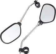 1Pair Bike Handlebar Mirror Safe Reusable Cycling Rearview Mirrors with Rotation for Enhanced Visibility and Easy Installation