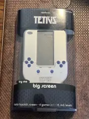 Radica Big Screen Tetris Electronic Handheld Game Mattel 1995 W Original Package