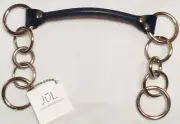 JUL Designs Sea Explorer small leather chain handle NAVY BLU for Noni purse bag