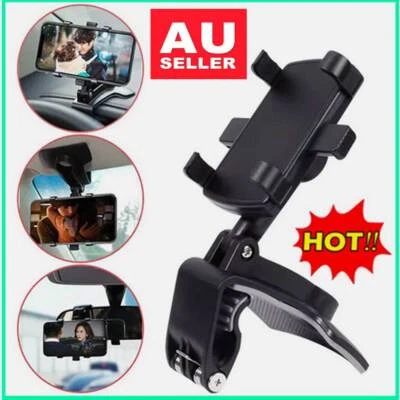 Car Dashboard Phone Holder, Rotating Dashboard Clip Cell Phone Holder, 360-DegAF
