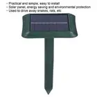 Snake Repeller Solar Panel Ultrasonic Animal Repellent Energy Saving Simple