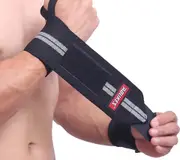 Pair of Weight Lifting Wrist Support Straps Gym Training Brace