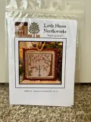 NEW Snow in Love be merry snowmen winter Little House Needleworks cross stitch