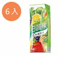 在飛比找樂天市場購物網優惠-波蜜 一日蔬果100%蔬果汁 250ml (3入)x2組【康