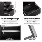 Computer Desk Drawer Black 140CM