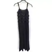 NWT Sara Sara Girls black sequin detail jumpsuit in size 14