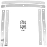Memphis Shades Slim Windshield Hardware Straps (Polished) MEM0914