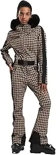 GSOU SNOW Womens Ski Suit One Piece Snowsuit Snowboard Slim Insulated Jumpsuit Jacket Waterproof Windproof for Outdoor Sports