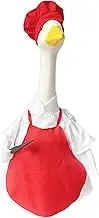 Chef Geese Costume - Spring Lawn Geese Pet Clothing Set | Cartoon Patio Pet Statue Chef Outfit For Spring, Outdoor, Patio, Lawn