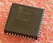 2pc MACH110-12JC-14JI AMD CPLD MACH 1 Family 32 Macro Cells 5V 44-Pin PLCC