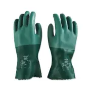 Ansell Alphatec® 08-352 Neoprene Coated Gloves, Rough Finish, Size 10, Green