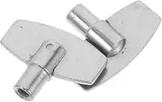 JUMPLAWN 2pcs Mechanical Alarm Clock Key Repair Tool Alarm Clock Lc Coupler Lc Adapter Giant Tools Power Adapter Wire Model Clock Alarm Clock Double Layer Gloves Clockwork Steel Silver