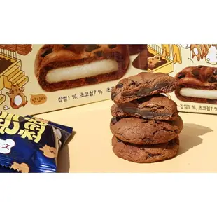 零食研究所 韓國 CW 麻糬巧克力餅乾 可可豆風味麻糬餅 巧克力豆 餅乾 麻糬 CW QQ麻糬巧克力 麻吉餅乾 麻糬餅乾