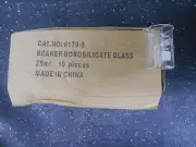 LAB ZAP 25mL BOROSILICATE GLASS BEAKER 6179-5 CASE OF 560