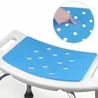 Shower Stool Cushion Waterproof Non-Slip Bath Chair Mat Stickable Pad 35x24cm