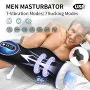 Male Masturbator Automatic Sucking Cup Stroker Penis Massager Sex Toy For Adult