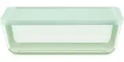 Pyrex Colors (11 Cup) Tinted Glass Large Rectangular Food Storage Container, Fit