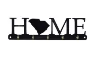 South Carolina Home State Shape Key Holder Hanger Rack Housewarming Wall Gift