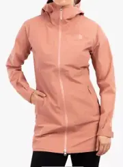 The North Face Women Plus Dryzzle FutureLight Waterproof Jacket Rose Dawn Sz 3X