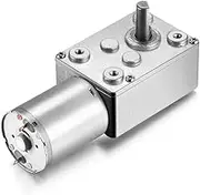 Aexit JSX330-370 (Electrical equipment) DC 3V 15RPM 6mm Shaft High Torque Turbine Worm Gear Box (21ry883qf427) Reduction Motor