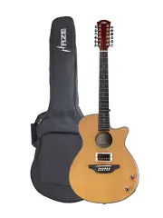 Haze SDG82812CHEQSN Hybrid Acoustic – Electric 12 string Guitars
