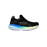 Asics Gel-Nimbus 25 Black/Glow Yellow 1011B547-004 Men's Size 13 Medium