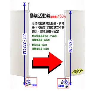 巴塞隆納─頂天立地120公分遮布屏風可當防疫隔間屏風 (7.5折)