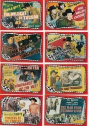 8 Card Lot *BILL ELLIOTT* 1993 Riders of the Silver Screen Cards**