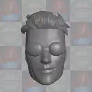 Invincible Mark Grayson custom head for Marvel Legends & other action figures