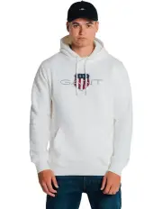 [Gant] Shield Hoodie in Eggshell