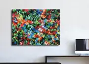 Color Pattern Abstract Stretched Canvas Print