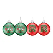 South Sydney Rabbitohs NRL Glitter Christmas Baubles Xmas Decorations
