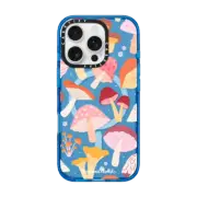 iPhone 16 Pro Impact Case MagSafe Compatible Mushrooms by Macarena Chomik