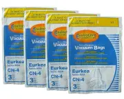 12 Eureka 900A PowerForce Micro Filtration CN 4 Vacuum Bag 68937-6 67740, Can...