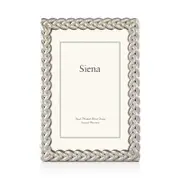 Siena Tizo Silver Braid Frame, 8 x 10