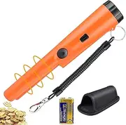 Metal Detector Pinpointer, Professional Waterproof Handheld Pin Pointer Wand, Search Treasure Pinpointing Finder Probe with 9V Battery for Adults, Kids