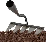 Garden Rake | Garden Weeding Rakes, Gardening Hand Weeder Tools, Uprooting Artifact, Heavy Duty Yard Leaves Claw, Gardening Hand Tools for Dethatching Lawn
