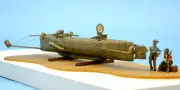 Cottage Industry Models' 72001: 1/72 C.S.S. H.L. Hunley Civil War Submarine