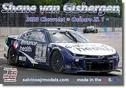 Salvinos JR Shane Van Gisbergen 2023 Chicago Street Race Winning Paint Scheme 1:24 Scale Adult Plastic Model Car Kit