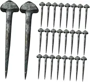SUPVOX Professional Horseshoe Nails Iron Material for Fixation 50pcs Pack Australian Equestrian Tools