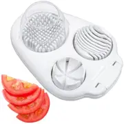 Egg Slicer for Hard Boiled Eggs - 3 Slice Modes Egg Cutter, Heavy Duty, Stain...