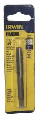 Irwin Hanson 8139 7/16"-14 NC High Carbon Steel Plug Tap 8139
