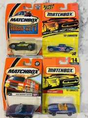 Matchbox SuperFast Lot Of 4 Corvettes