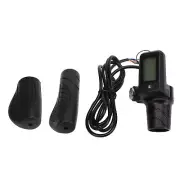 (01)805 LCD Display Panel Throttle Grip Set Electric Scooter Half Thr ZO