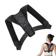 Posture Brace | Adjustable Shoulder Straightener | Upper Back Support Brace, Shoulder Corrector for Improving Neck Posture