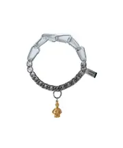 Where's My Skirt Chain Necklace One size Gray